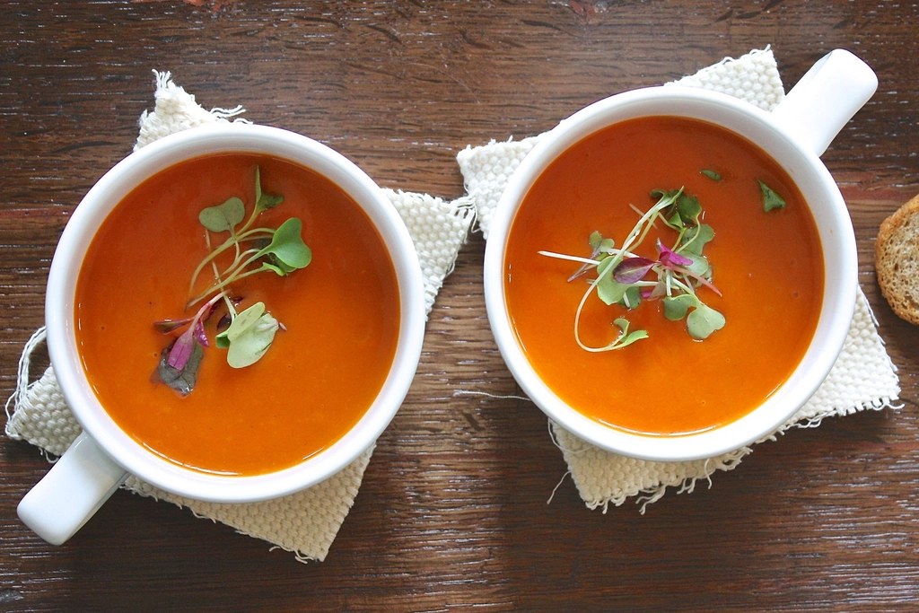 Roasted Tomato Basil Soup